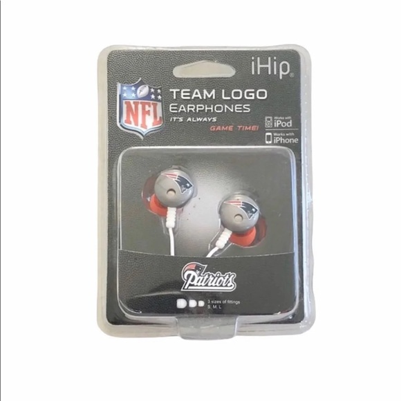New England Patriots IPhone/ IPod Earbuds/ Earphones - Picture 1 of 9